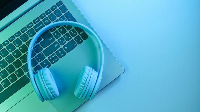 fone de ouvido azul bluetooth